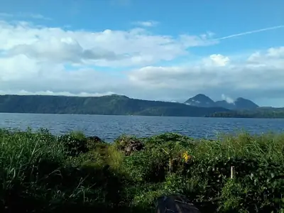 Lake Lanao, seen from Marawi City