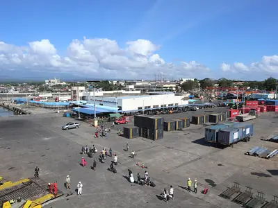Ozamiz Port top view
